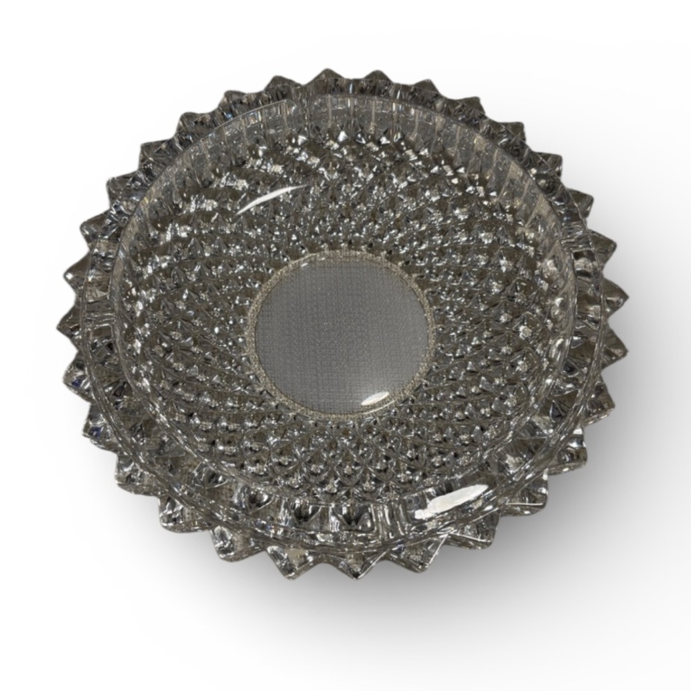 Hoya Elegant Crystal Decorative Ashtray NWOT
